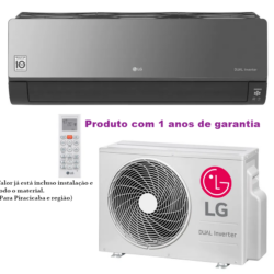 Ar condicionado Split LG DUAL Inverter VOICE ARTCOOL 18.000 Btu/h Quente/Frio 220V (Economize com nosso frete Grátis) Valor já está incluído a instalação para Piracicaba e região.