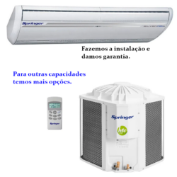 Split Piso Teto Springer Silvermaxi 36.000 BTU/h Frio 220v (Valor já está incluso instalação e todo material para até 3 metros de linha, para Piracicaba e região)