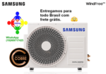 Ar Condicionado Split Hi-Wall Samsung WindFree Inverter 18.000 BTU/h Quente/Frio 220v